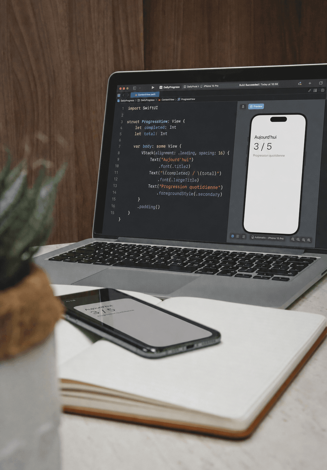 The Dietitian Coach App — photographie retouchée, contenu d’écran adapté pour la présentation